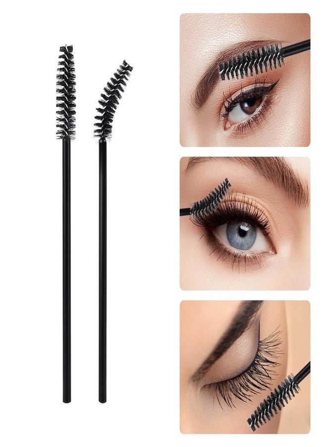 Tbestmax 600 Pcs Mascara Wands and Lip Brush, Black Lipstick Wands Eyebrow Spoolies Brush for Eyelash Extensions Disposable Makeup Applicator Beauty Tool Kits - Image 3